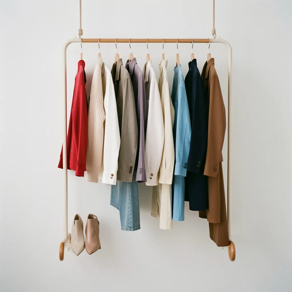 Compact capsule wardrobe