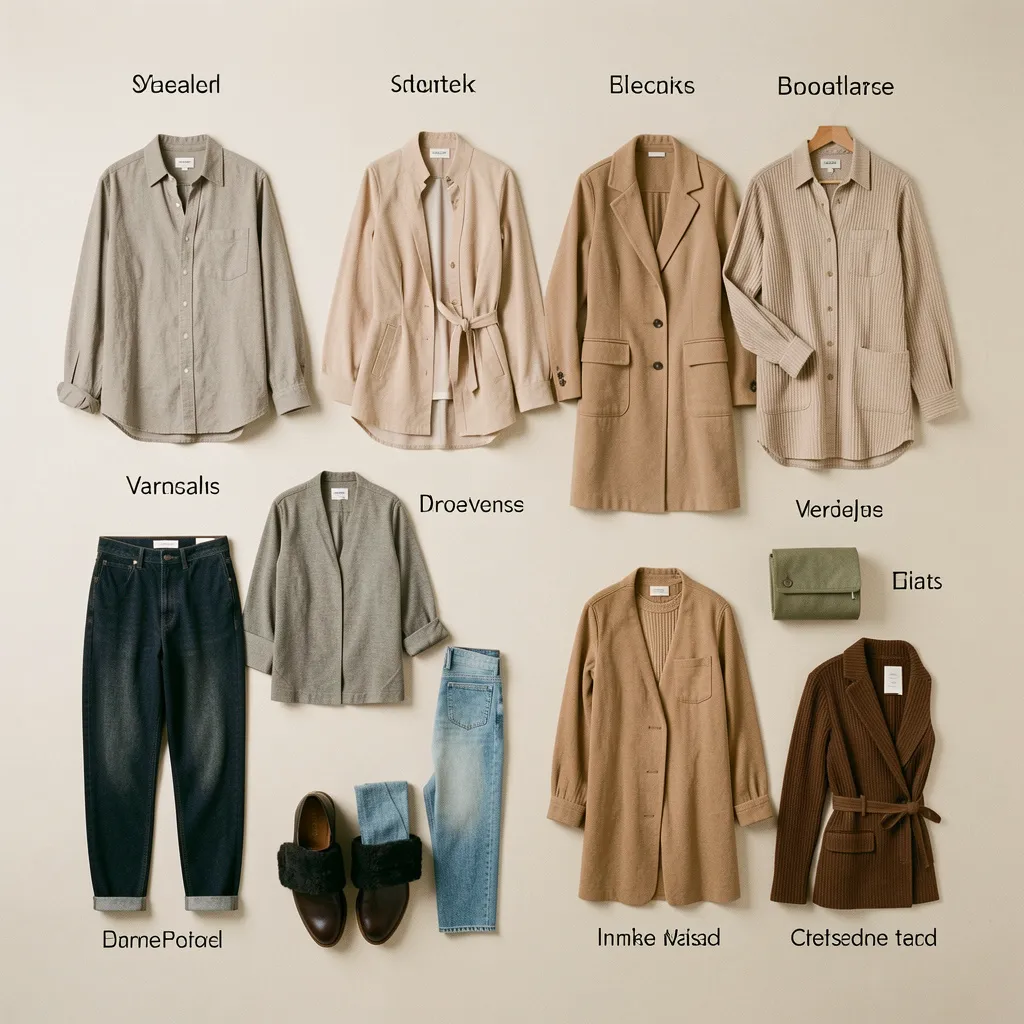 Minimalist capsule wardrobe
